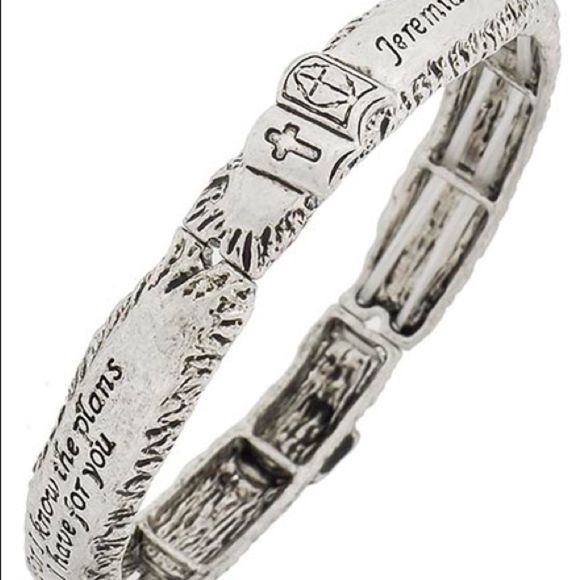 JEREMIAH 29:11 FAITH STRETCH BRACELET - Picture 2 of 2